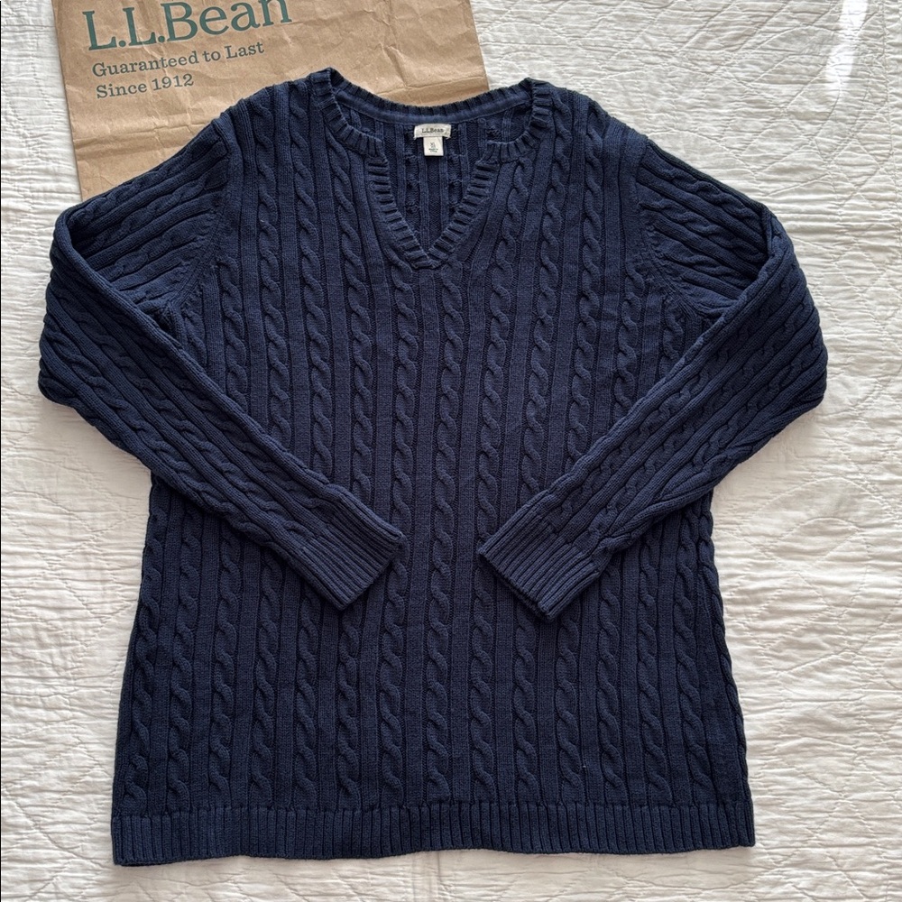 LL Bean Cable Knit Sweater